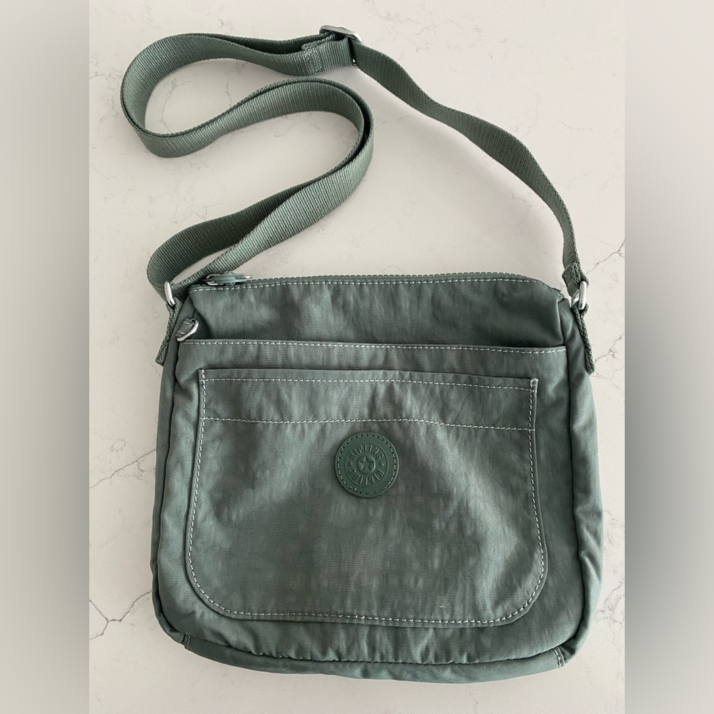 Kipling Olive Green Crossbody Bag